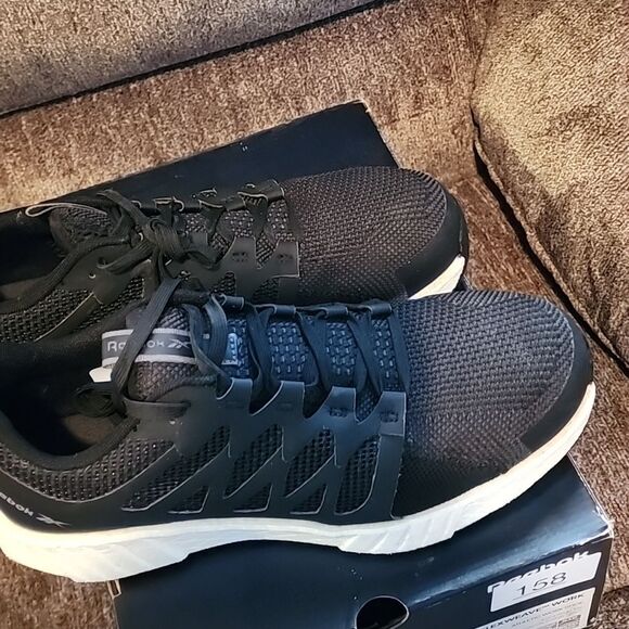 Men's Fusion weave work comp toe size 10W athletic style work shoes - Picture 2 of 6